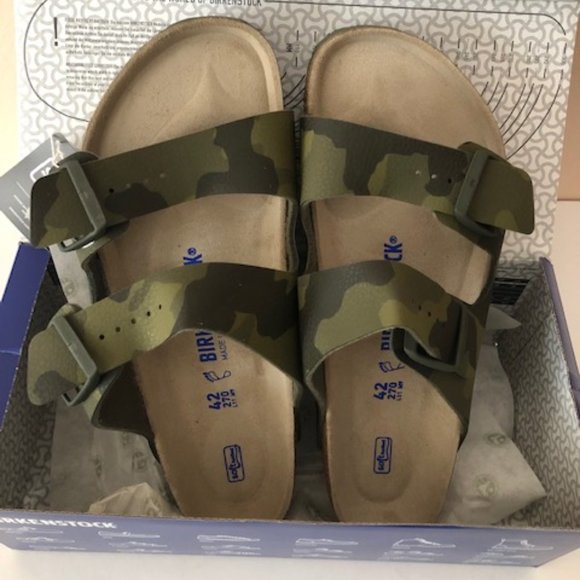 Birkenstock Arizona Soft Footbed Camo Sandal. Size: 7, 9, 10, 11, 12 - Picture 3 of 14
